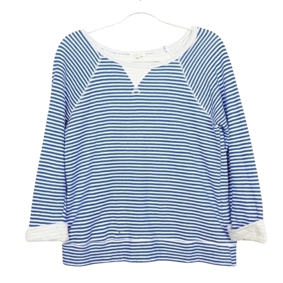 Soft Joie Blue Striped Sweater - Picture 1 of 4